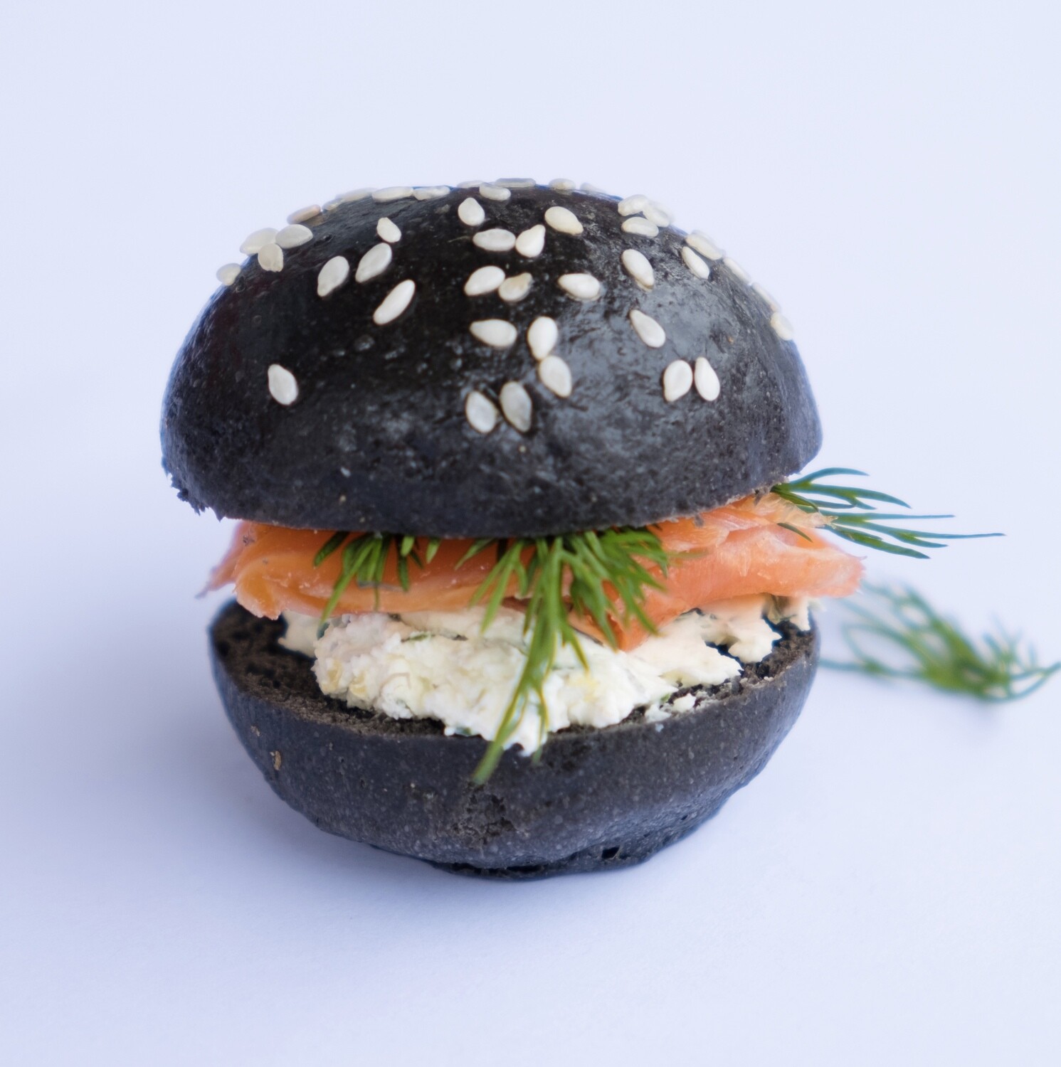 Smoked trout mini slider