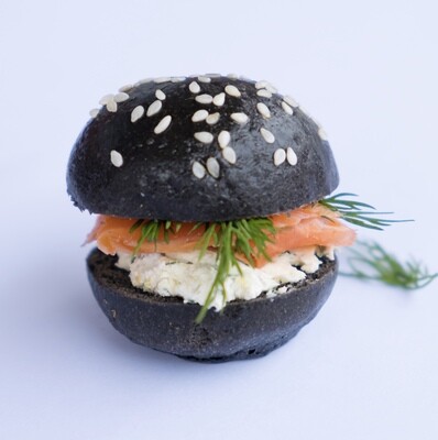 Smoked trout mini slider