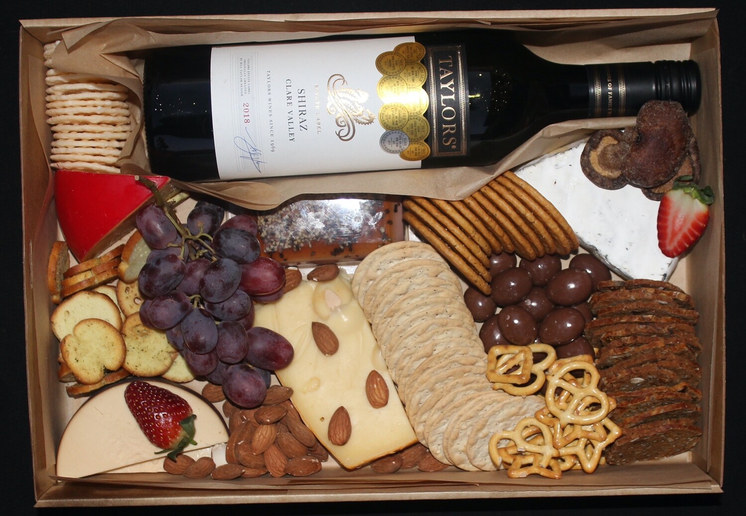 Wine &amp; Cheese Grazing Box