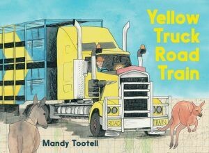 Yellow Truck Road Train by Mandy Tootell
