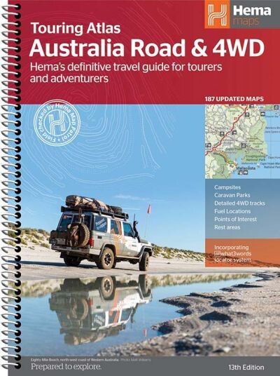 Hema maps Touring Atlas Australia Road & 4WD