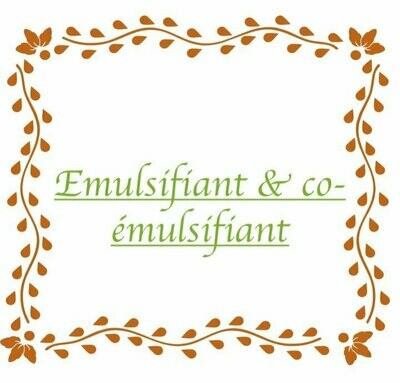 Emulsifiants & co émulsifiants