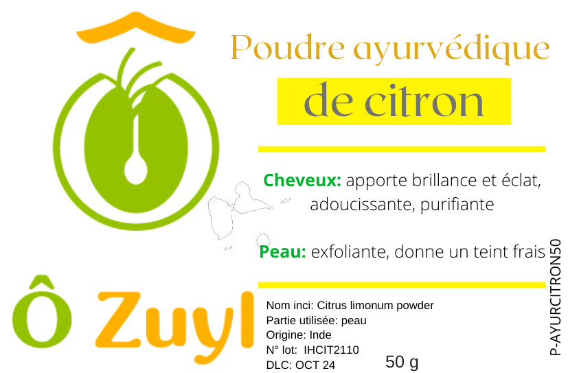 Poudre ayurvédique Citron