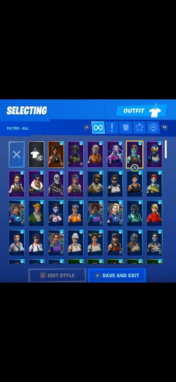 Fortnite rare stacked account