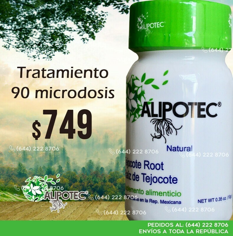 alipotec raíz de tejocote  1 tratamiento