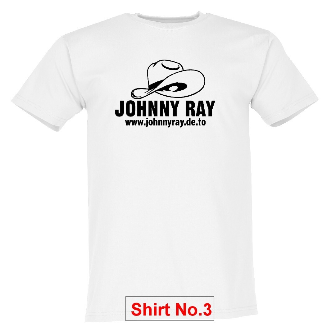 Johnny Ray&#39;s Cowboy T-Shirt No.3 - white