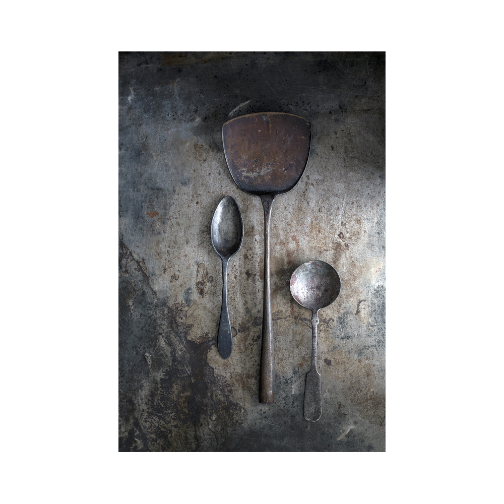 Vintage serving spoons