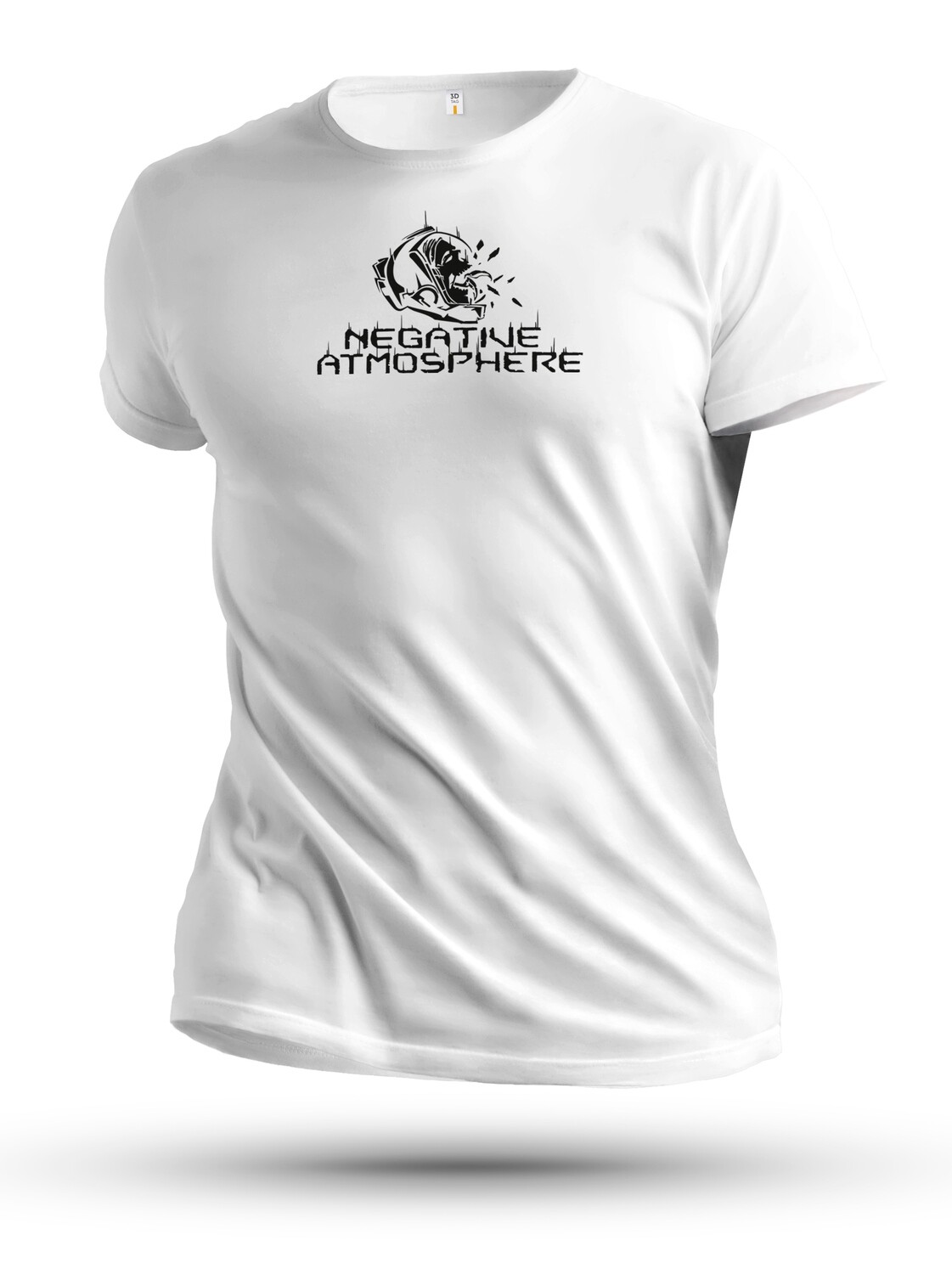 Unisex White Negative Atmosphere T-shirt