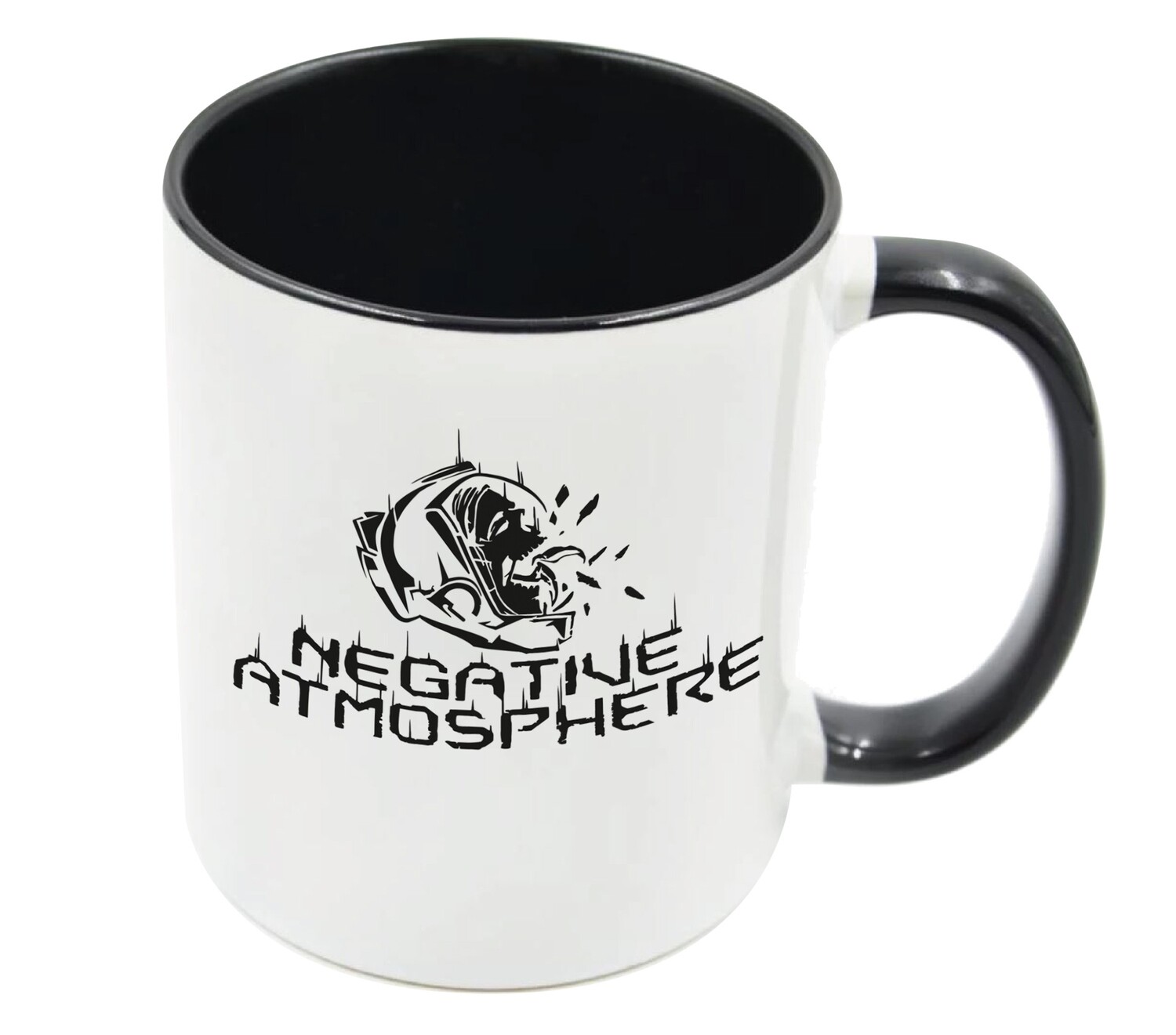 Negative Atmosphere White & Black Mug