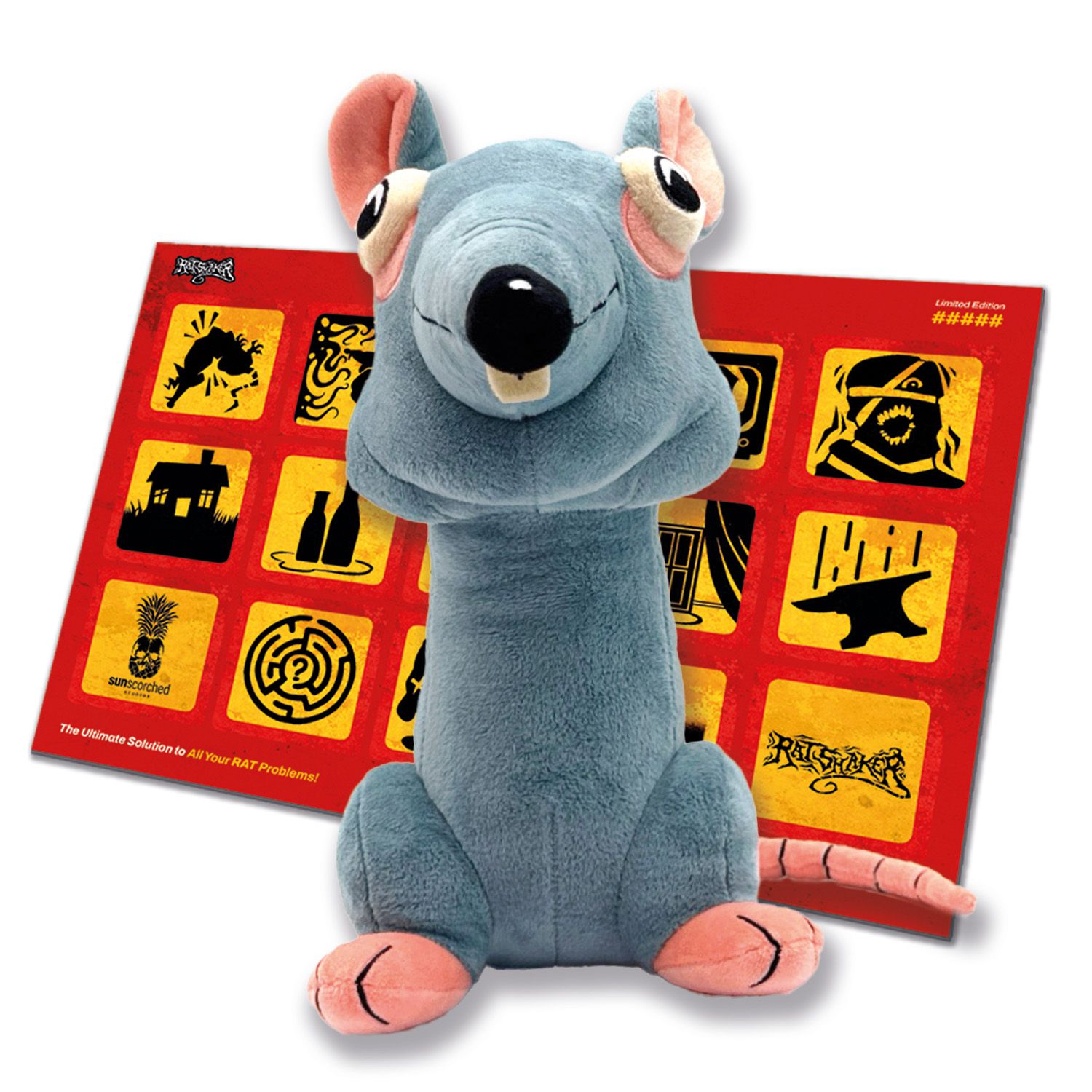 Youtooz Collectible RATSHAKER™ Plush (9in) &amp; FREE Limited Edition RATSHAKER™ Sticker Sheet