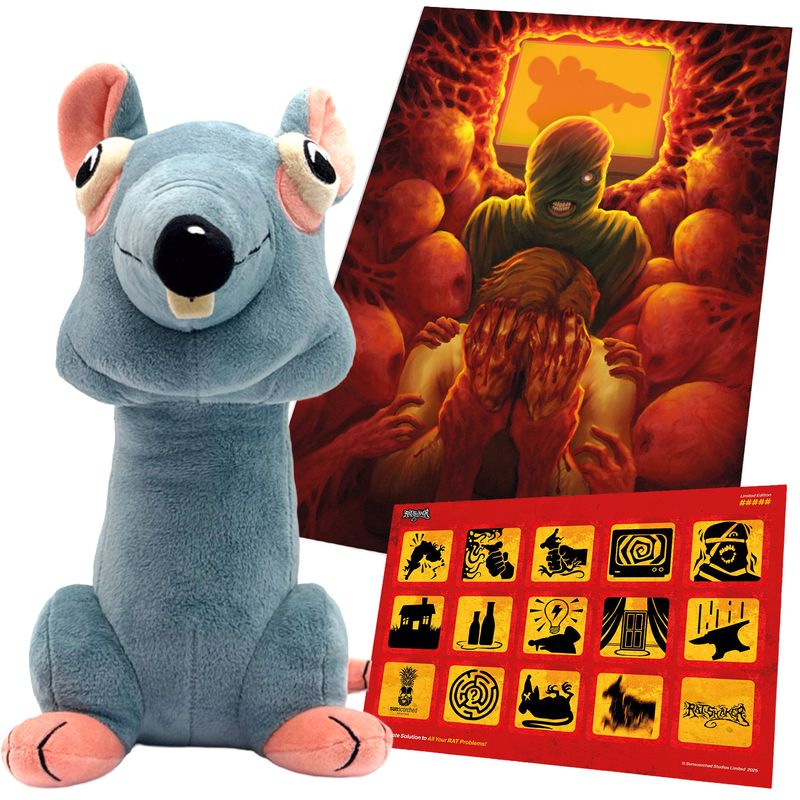 RATSHAKER™ Limited Edition Bundle! Youtooz Plush, A3 Poster &amp; Sticker Sheet