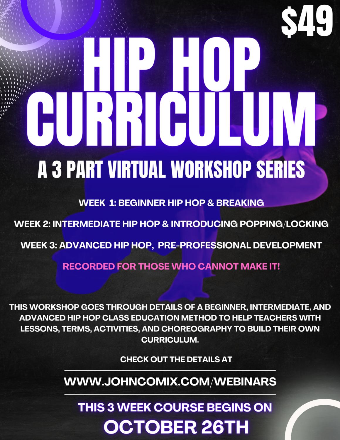 Webinar Series: Hip Hop Curriculum