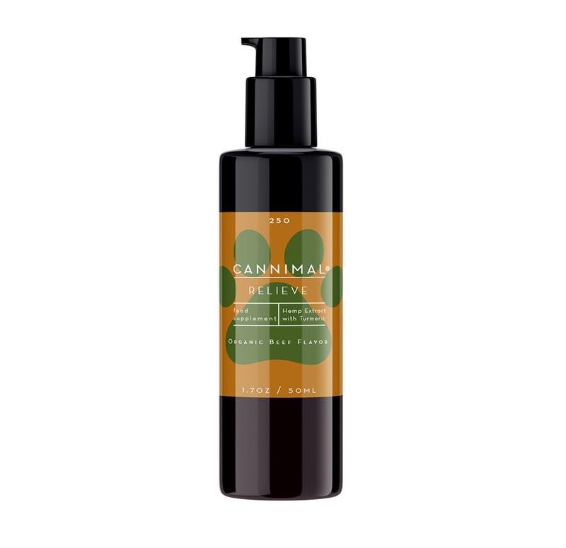 Cannimal Relieve Formula Full Spectrum Hemp Oil Extract + Turmeric