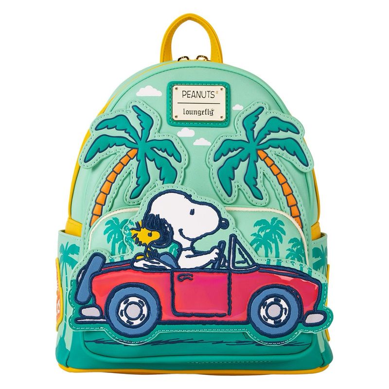 Loungefly Peanuts Snoopy &amp; Woodstock Road Trip Mini Backpack