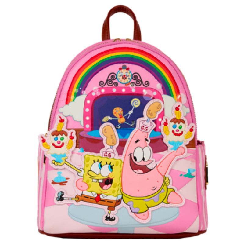 Loungefly Spongebob Squarepants &amp; Patrick Star Goofy Goober Light Up Mini Backpack