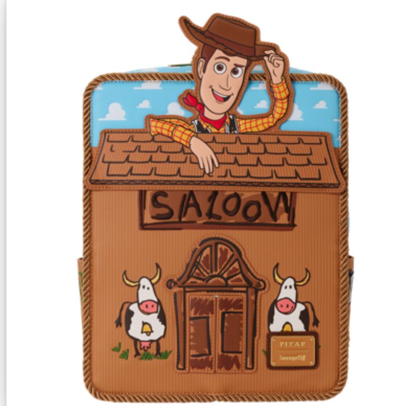 Loungefly Toy Story 30th Anniversary Woody Saloon Mini Backpack