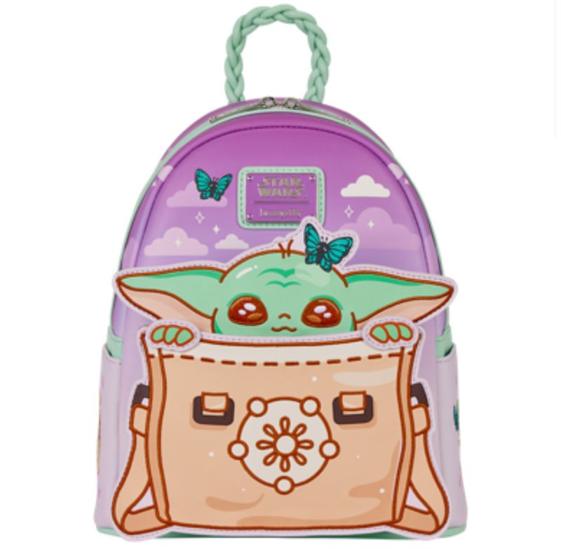 Loungefly The Mandalorian Grogu Butterfly Mini Backpack