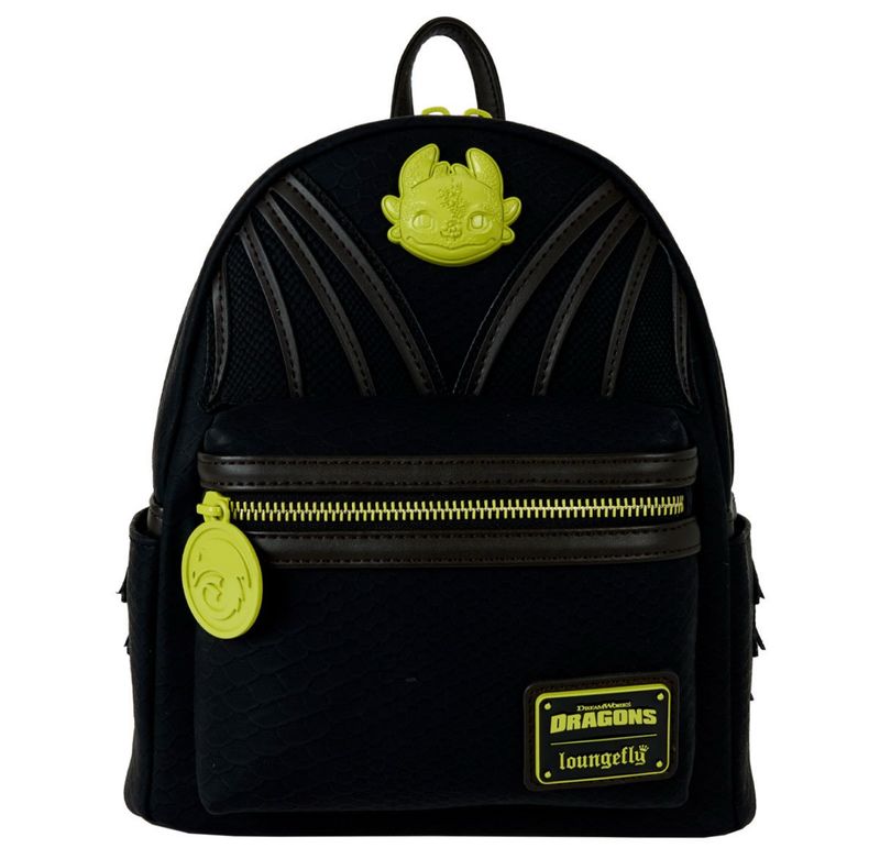 Loungefly How to Train Your Dragon Toothless Skin Mini-Backpack
