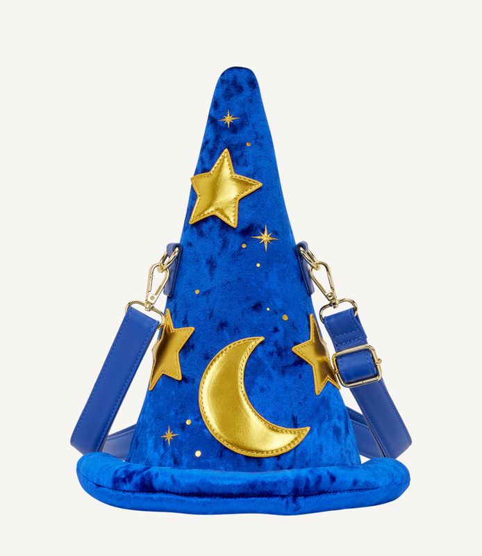 Loungefly Fantasia Mickey Mouse Sorcerer Hat Figural Crossbody Bag