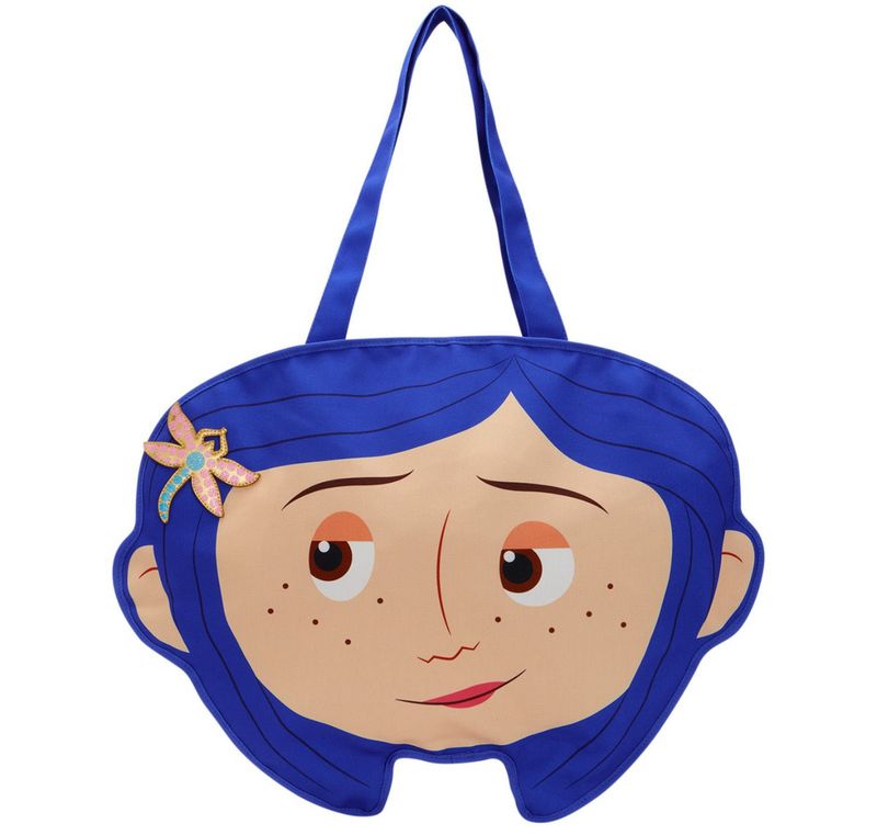 Loungefly Coraline Cosplay Canvas Tote Bag