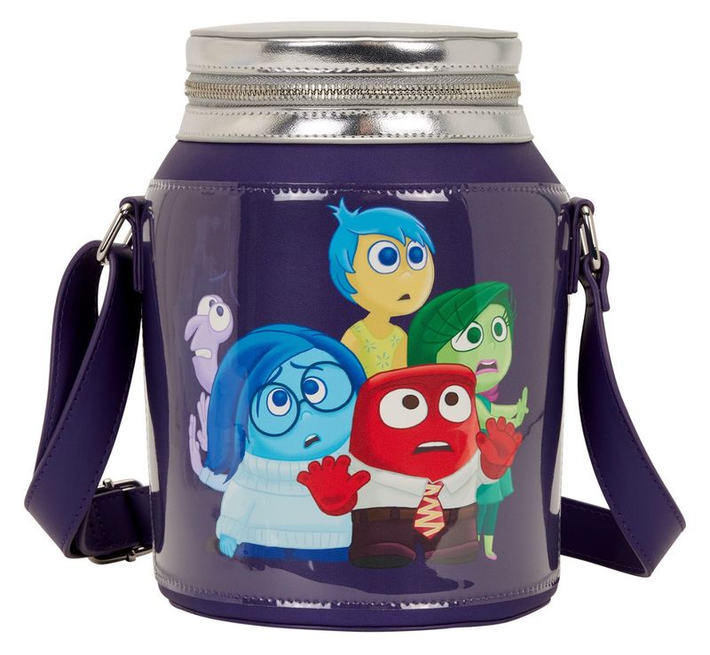 Loungefly LF DISNEY PIXAR INSIDE OUT 2 FIGURAL JAR CROSSBODY BAG
