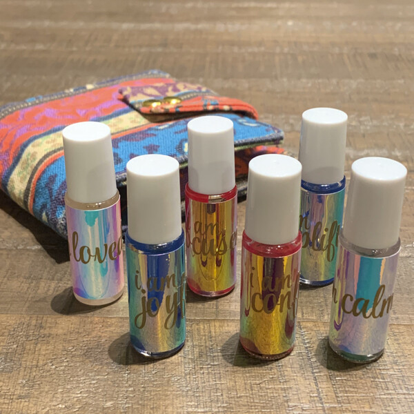 6 Emotional Balancing Elixirs Kit, 5ml Holographic Bottles