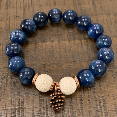 Kyanite Pineal Activator Bracelet Kyanite Pineal Activator Bracelet