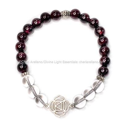 I am Grounded: Root Chakra Balancing Bracelet I am Grounded: Root Chakra Balancing Bracelet