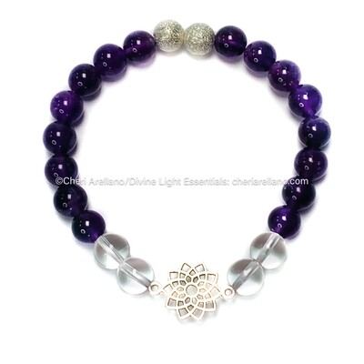 I am Divine: Crown Chakra Balancing Bracelet I am Divine: Crown Chakra Balancing Bracelet