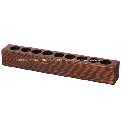 Short 9-Hole Wooden Display Stand
