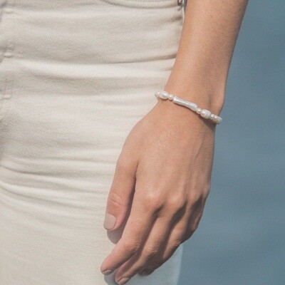 Natural pearl bracelet "Summer"