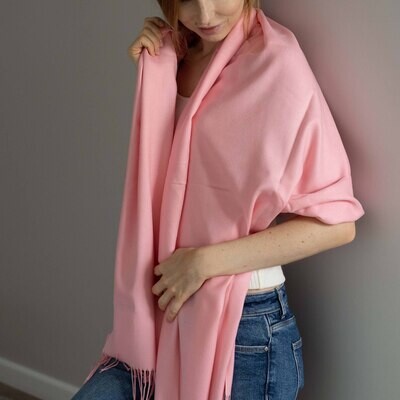 Cashmere scarf #Pink