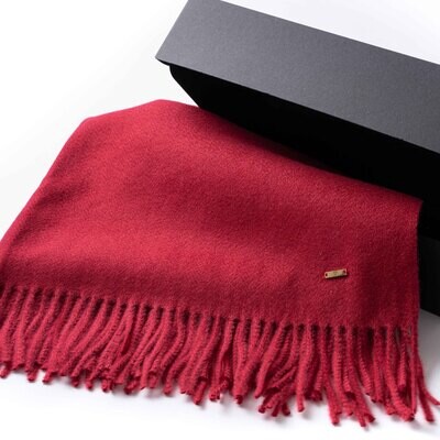 Cashmere scarf #Red