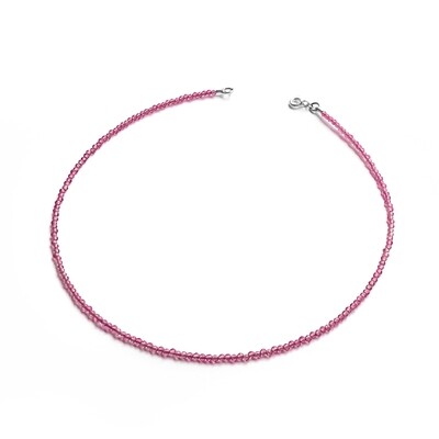 Spinel necklace "Pink"