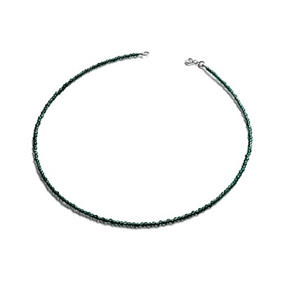 Spinel necklace "Green"