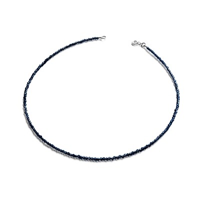 Spinel necklace "Blue"
