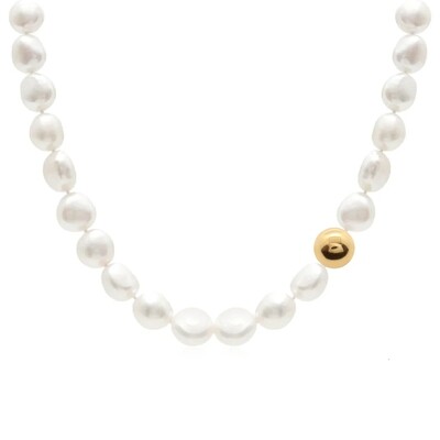 Natural pearl necklace "Adeline"