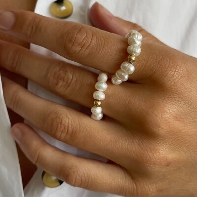 ​Natural pearl ring