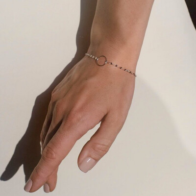 Silver bracelet "Eternity"