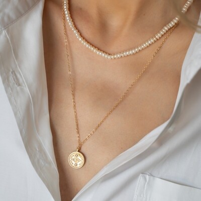 Set of necklaces "Emilija"