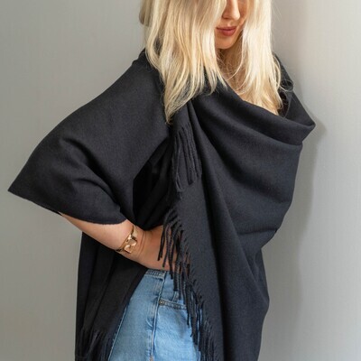 Cashmere scarf #Black