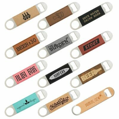 Leatherette Bottle Openers