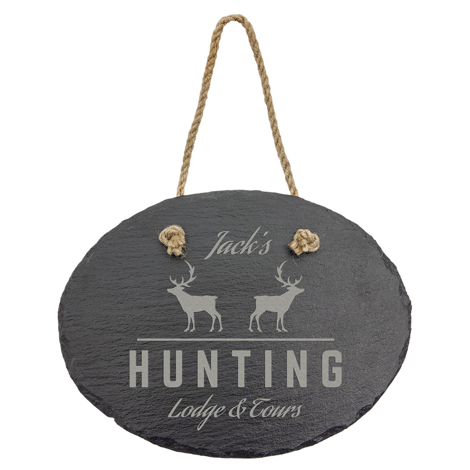 Slate Décor with Hanging String