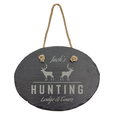 Slate Décor with Hanging String