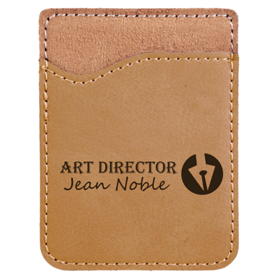 Leatherette Phone wallet without Ring