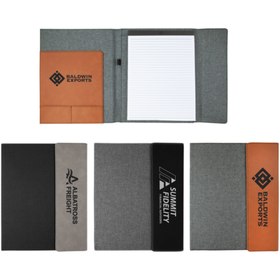 Leatherette Canvas Portfolios