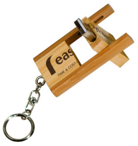 8 GB Memory Drive Keychain Rectangle