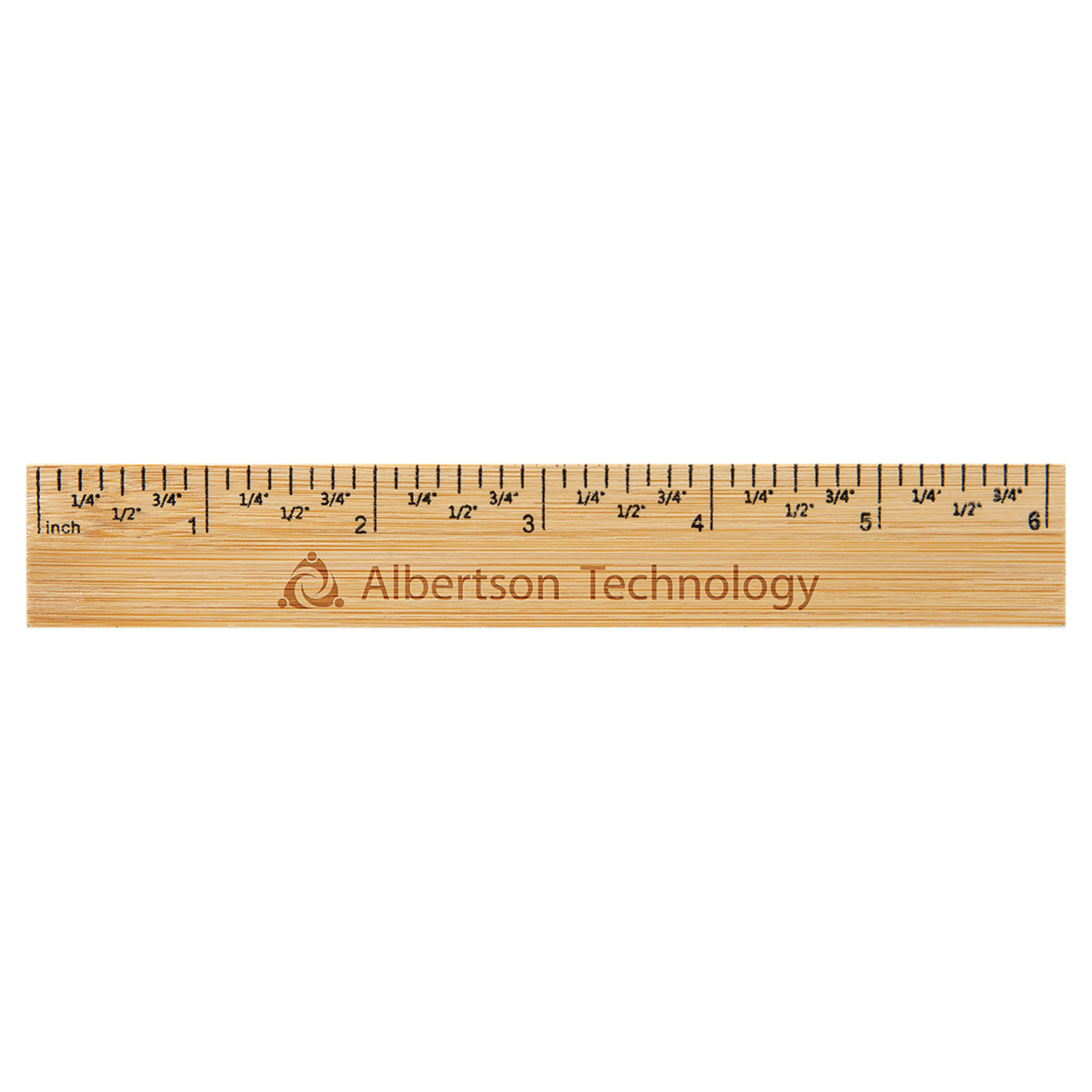 Set of 6 Genuine Bamboo Rulers