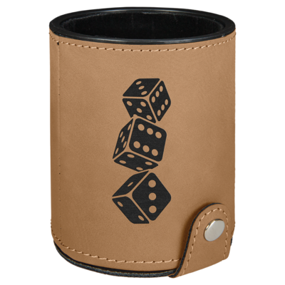Leatherette Dice Cup