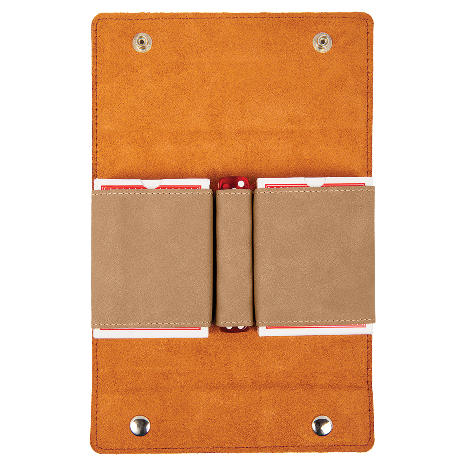 Leatherette Dice and Card Gift Set